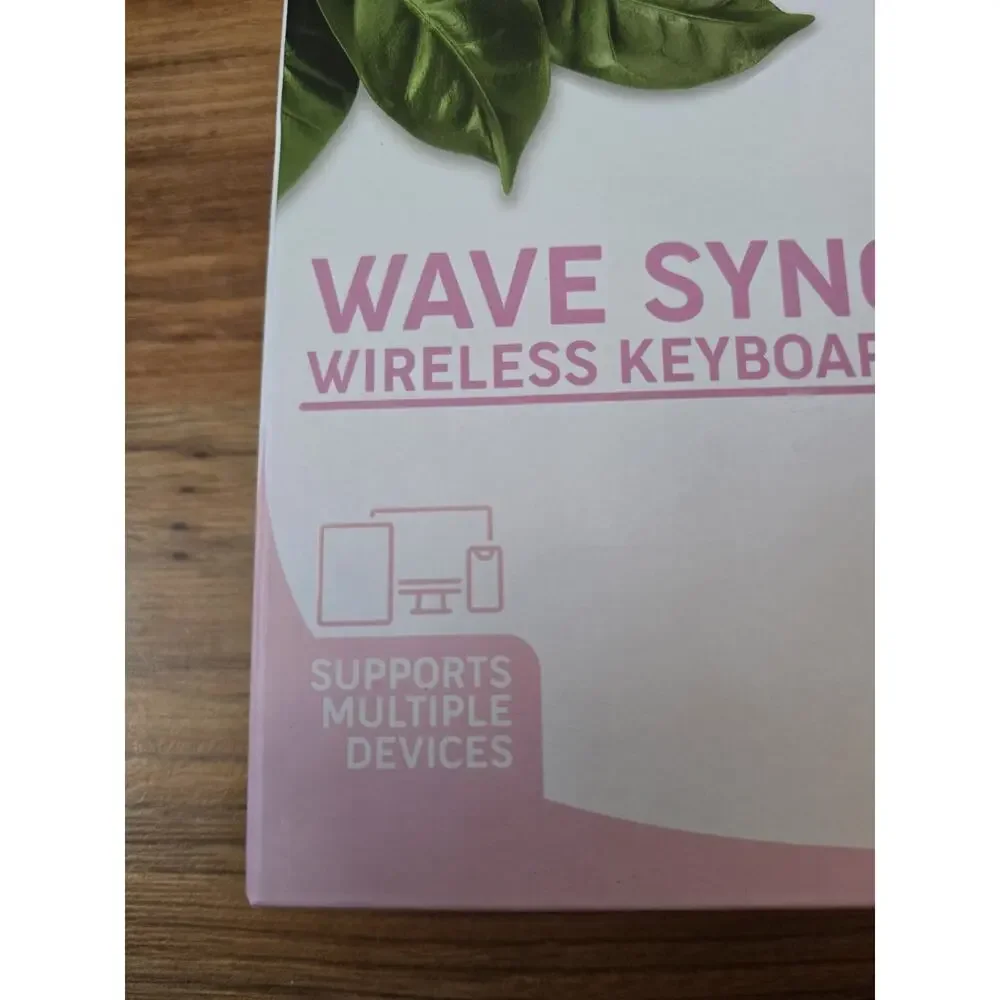 IJoy Wavy Keyboard Pink ABS Slim Design Computer Accessories S33